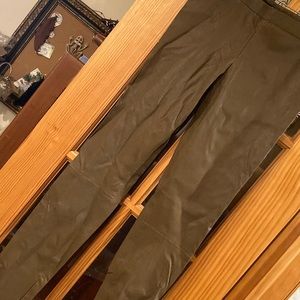 Vince leather leggings with ankle zip